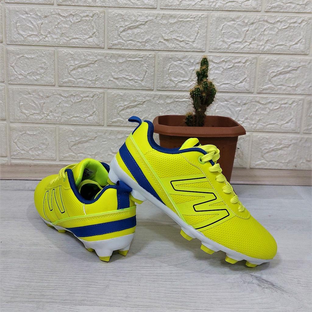 Jump 28843 Žluto-námořnicky modré turfy Dětské fotbalové boty