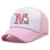 Hello Kitty Baseball Cap for Kids Adult Cartoon Letter Mesh Cap Kawaii Peaked Hat Pink Summer Cap Girls Woman Accessories Gift