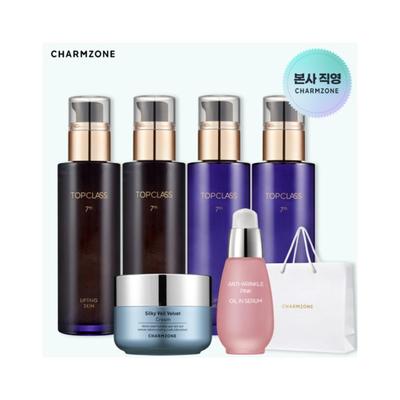 Top-class Collagen Lifting (2 Skincare Products/2 Lotions) + 1 Evening Primrose Serum + 1 Silky Velvet Cream + 1 Shopping Bag