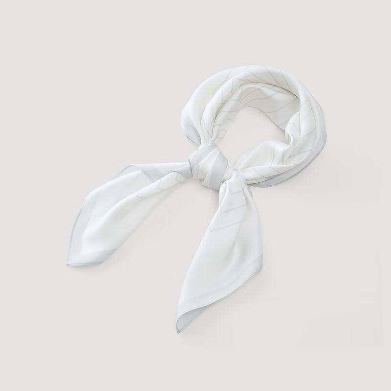 OVVOVV 16mm Twill Silk Square Scarf