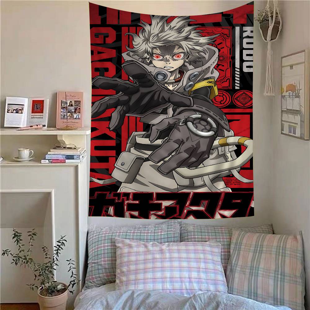 Anime GGachiakuta Anime Tapestry Hanging Tarot Hippie Wall Rugs Dorm Home Decor