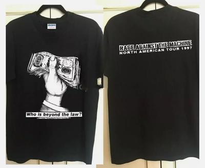 Rage Against The Machine 1997 Nordamerika Tour T-Shirt Volle Größe S-5XL Unisex T-Shirt