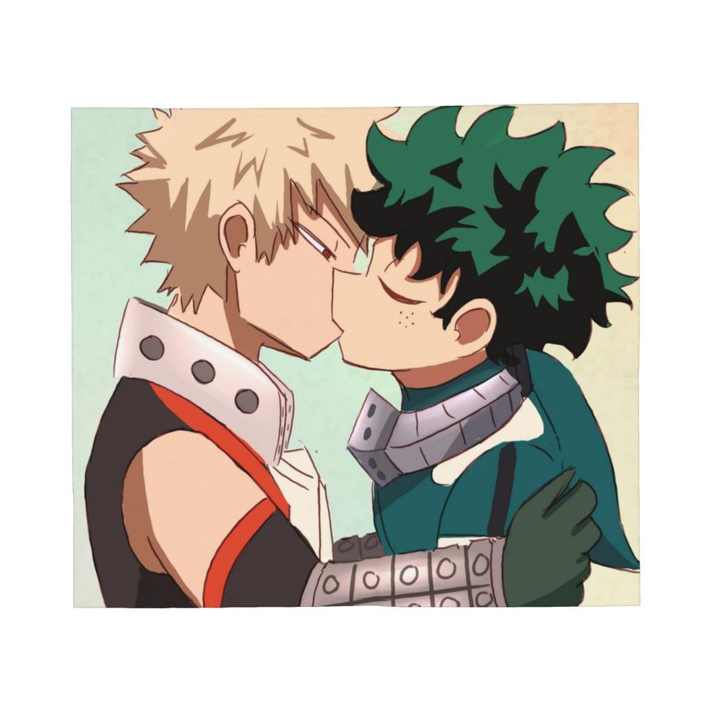 My Hero Academia Blankets Flannel All Season Collage Midori And Friends Portable Warm Throw Blanket for Sofa Travel Bedspreads