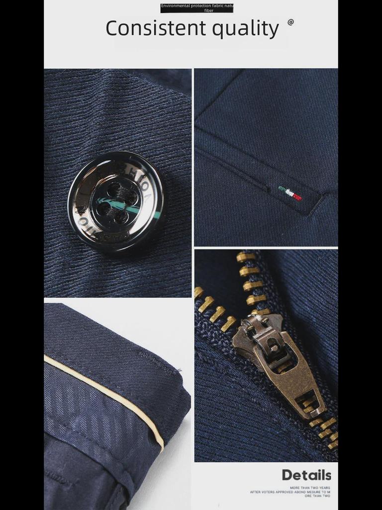 Men's Bamboo Fiber Elastic Business Casual Anti-Wrinkle Straight Pants