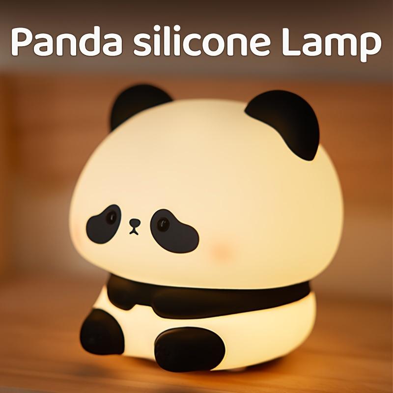 

Adorable Panda LED Night Light - Soft Silicone Touch Lamp with Adjustable Brightness, USB Rechargeable, Perfect for Bedroom Deco United States
