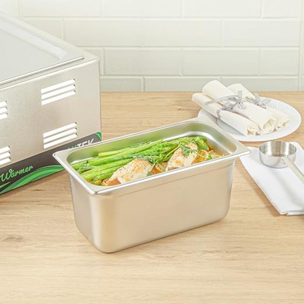 Rectangular Food Storage Box Stainless Steel Food Preparation Box Canteen Food Basin  Commercial