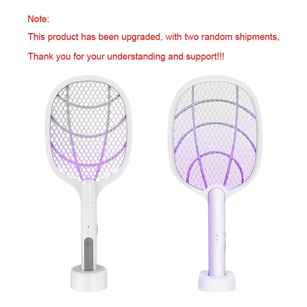 8-Lamp Electric Mosquito Swatter USB 2 In 1 Fly Swatter Household Mosquito Killer Lamp Strong Mosquito Attractant Mosquito Trap