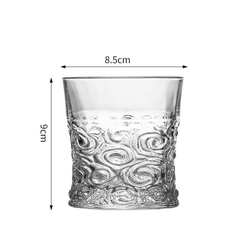 1pcs Whisky Wine Glasses Home Thickened Crystal Glass Western-style Wine Glasses Creative High-end Beer Glasses Christmas Gifts