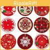 Adorable Printed Christmas Tree Skirt For Mall Windows And Store Displays