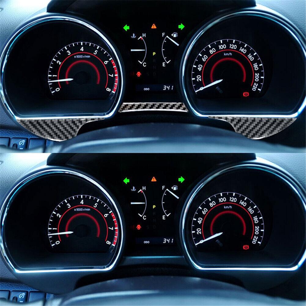 For Toyota Highlander 2009-2014 Carbon Fiber Trument Speedometer Trim Cover
