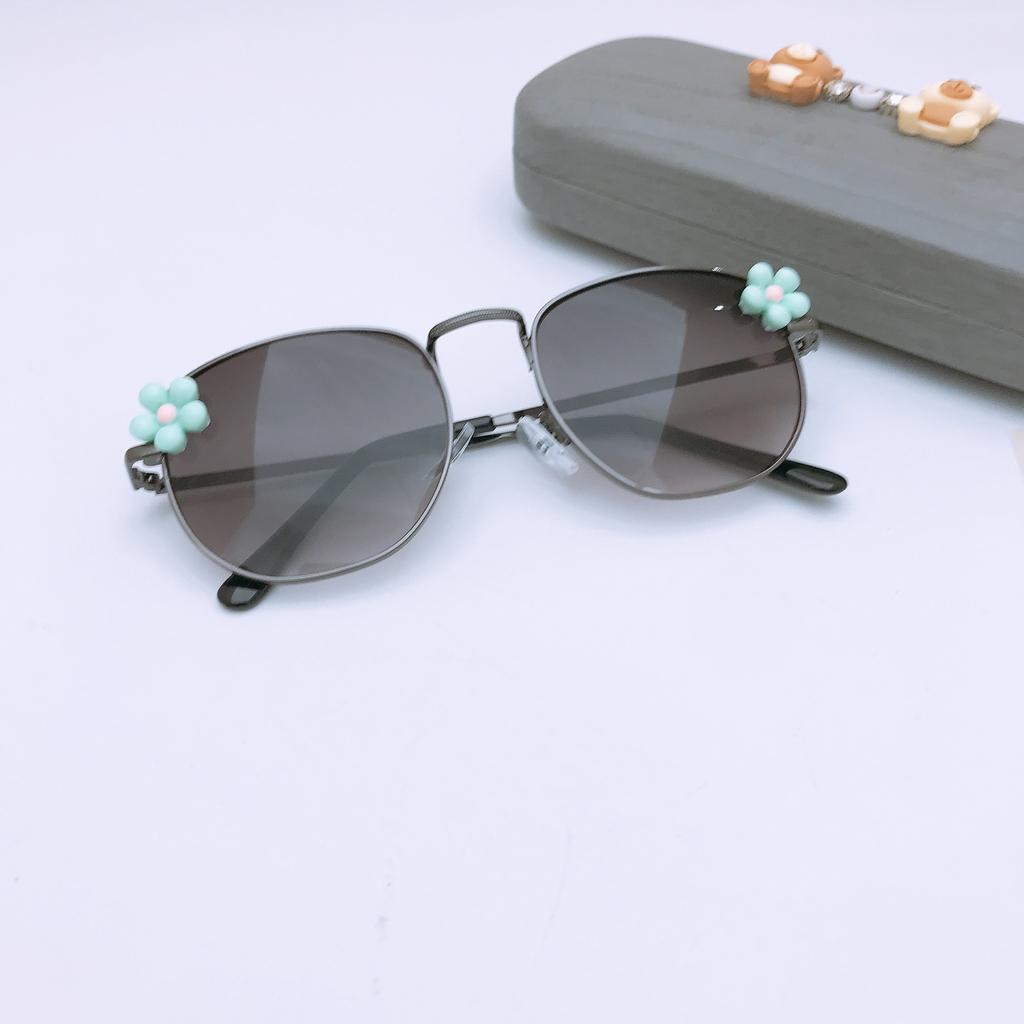 Fashion Metal Frame Children'S Sunglasses Diy Cute Baby Sunglasses Sunscreen Uv Protection Sunglasses
