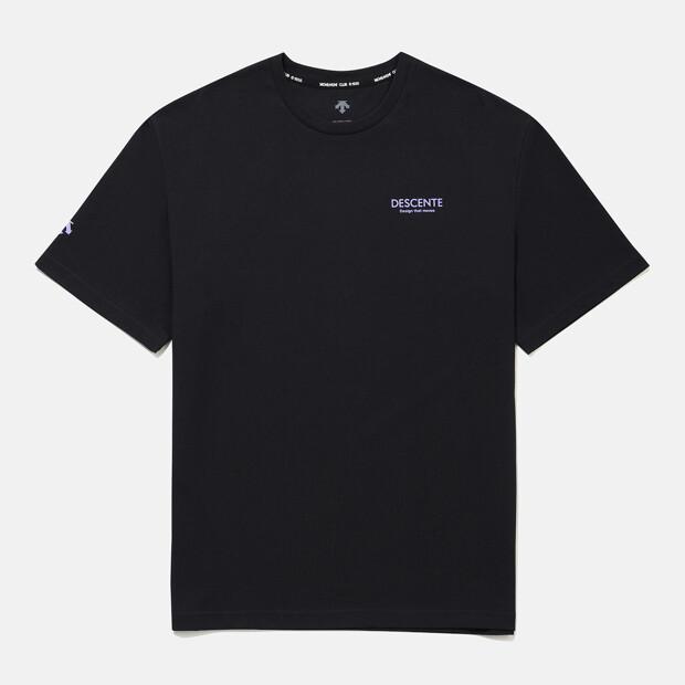 DESCENTE Movement Back Graphic Short Sleeve T-Shirt Black Sr211Ets55