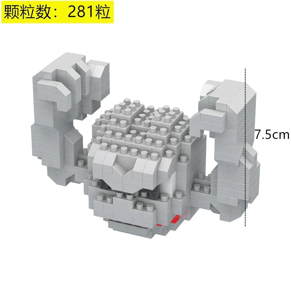 Pokemon Micro Building Blocks Marowak Jigglypuff Gengar Mudkip Piplup Raichu Gyarados Pikachu Mini Brick Figures Toy  For Kids