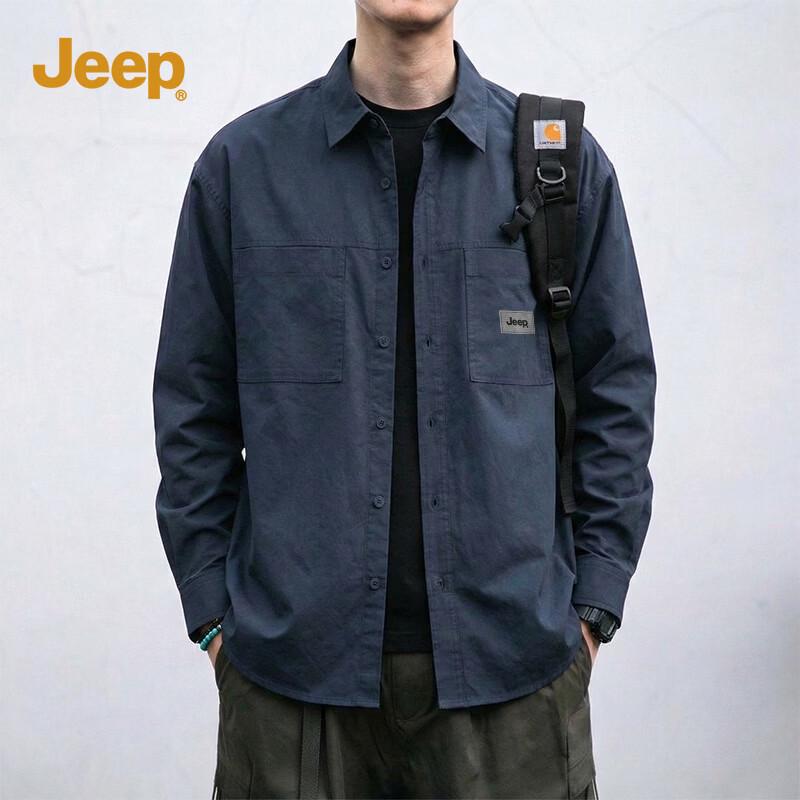 

JEEP Men s Casual Outdoor Long-Sleeve Work Shirt XL