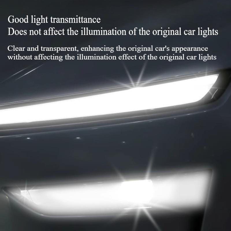 For Tesla Model Y Juniper 2025 Smoked Black Headlight Film TPU Transparent Tail Light Protective Film Waterproof Car Accessories