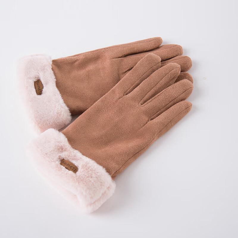 Women s Warm Suede Driving Gloves