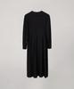 Obeodyupeulleeo Shawl Collar Long Dress_Black