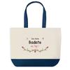 Tote Bag - PLANETEE - Top Badist - Blue Bottom - Cotton - 40 X 45 Cm