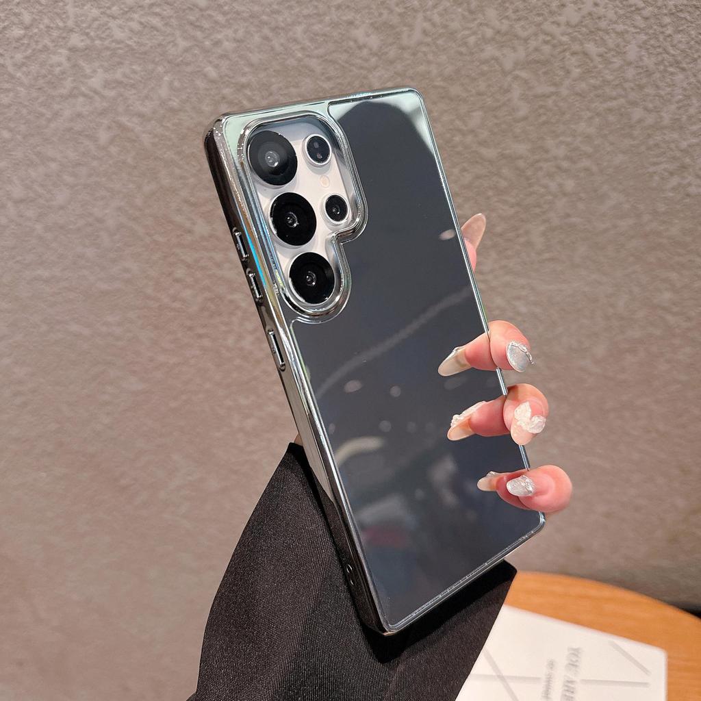Electroplated Two-in-One Mirror Phone Case for Samsung S25U/S24Plus