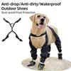 Breathable Pet Shoe with Antislip Soles And Reflective Dog Rain Booties, Dirty-proof Outdoor Dog Suspender Sock Shoe