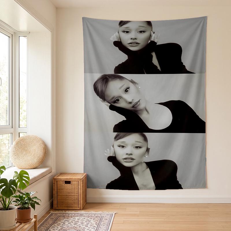 Ariana Grande (23) Wall Tapestry Stylish Wall Hanging for Bedroom Living Room Dorm Nice Present for Family and Friends