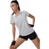 Li-Ning Fitness Series Simple Solid Color Casual Short Sleeve Polo Shirt Women tops White APLU256-1