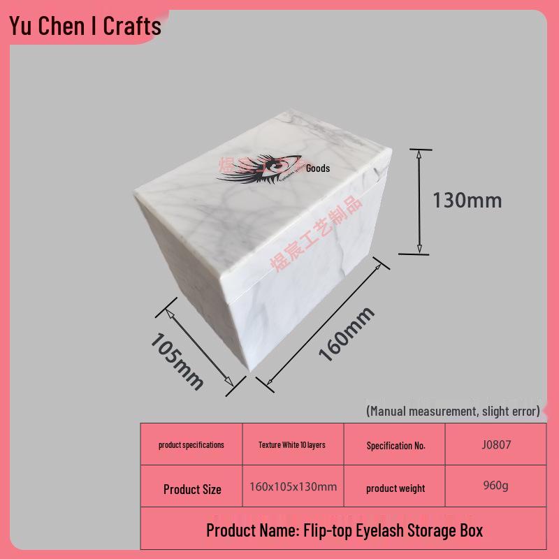 Акриловый бокс для хранения ресниц в наличии: Пятислойный или Десятислойный Органайзер для наращивания ресниц с откидной крышкой и пыленепроницаемый