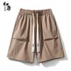 Men's Loose Fit Ice Silk Cargo Shorts