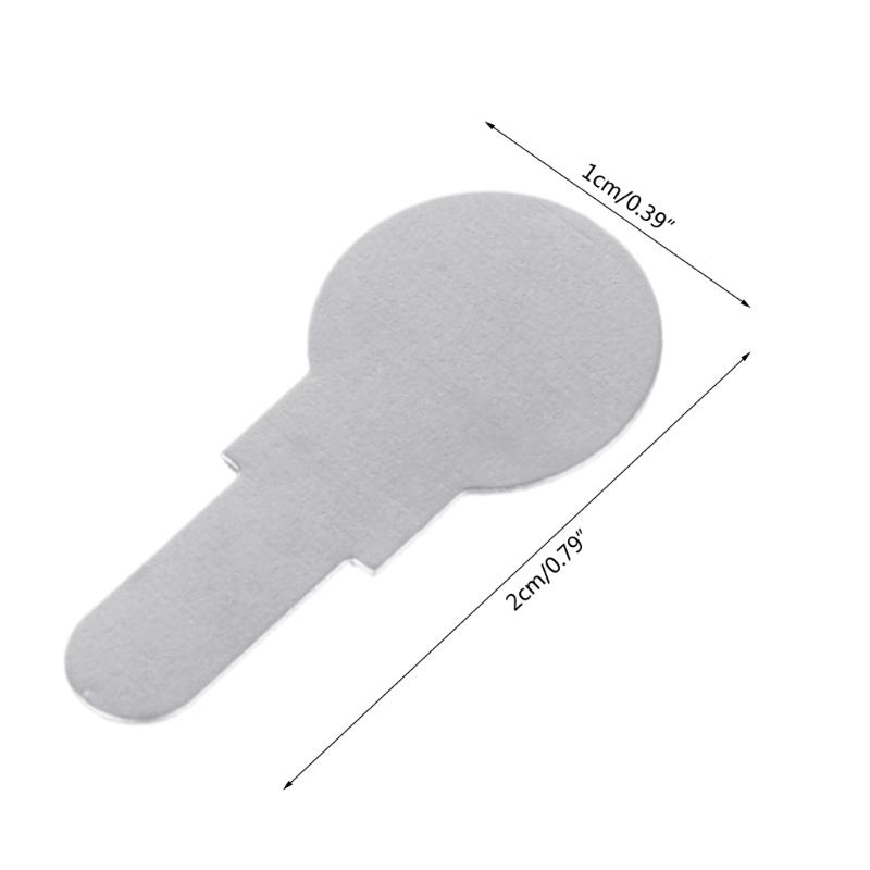 100 Pcs/Lot Nickel Plated Steel Strap Strip Sheets for Battery Pack Spot Welding Spot Welder Strap Equipment Tools