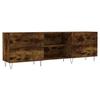 VidaXL TV Cabinet Smoked Oak 150x30x50 Cm Engineered Wood 829097