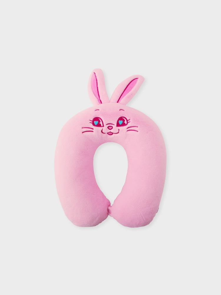 TOKKI Plush Neck Pillow (PINK) by LINE FRIENDS