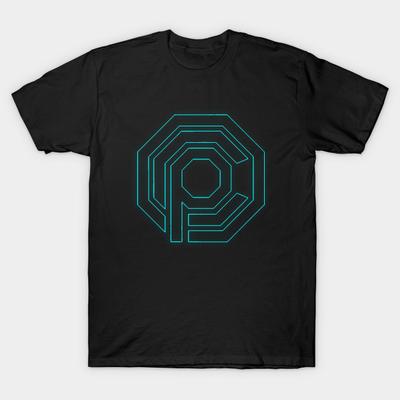Men Black Print T-shirt Ocp Corporation No-Cut Transfer Paper Print Cotton Tshirt