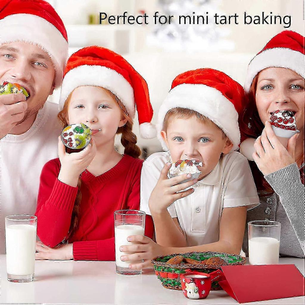 Moule à Tartelette aux Œufs Moules Puto Plats en Fer Blanc Tasses à Tarte Cupcake Gâteau Biscuit Pouding Gelée Chocolat Moule Outil de Cuisson, Résistant à la Chaleur Antiadhésif, Lot de 20