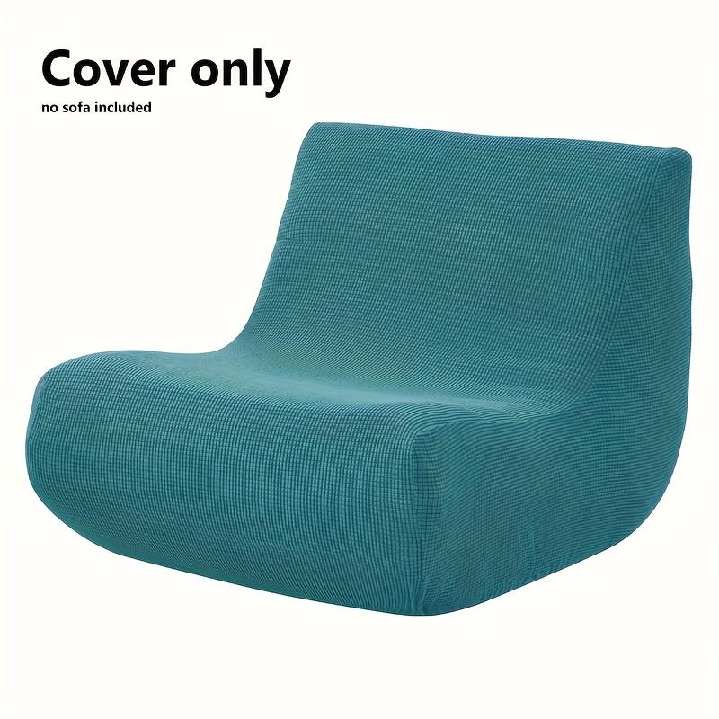 1Pc Stretch Sofa Slipcover Armchair Cover Jacquard Lazy Armless Chair Protector Cover For Bedroom Office Living Room Home Decor