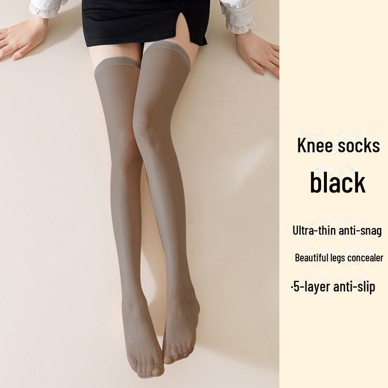 Women's Summer Invisible Anti-Snag Thigh-High Crystal Stockings