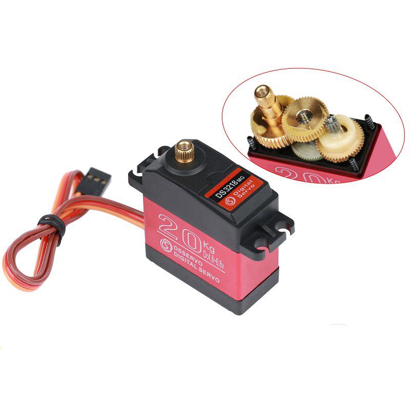 DS3218MG Waterproof 20KG Metal Gear Digital Servo for RC Crawler Robots