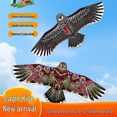 Handmade Weifang Eagle Kite: Large, Easy-to-Fly, High-Grade, Light Breeze-Compatible, Outdoor Folk Design.