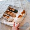 Fashion Irregular Upper Girls School Shoes Patchwork Suede Princess Shoes for Girl New Shallow Toddler Girl Leather Shoes G02234