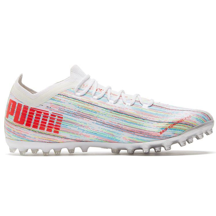 PUMA Ultra 1.2 Mg Soccer Shoes White/Red 106341-04