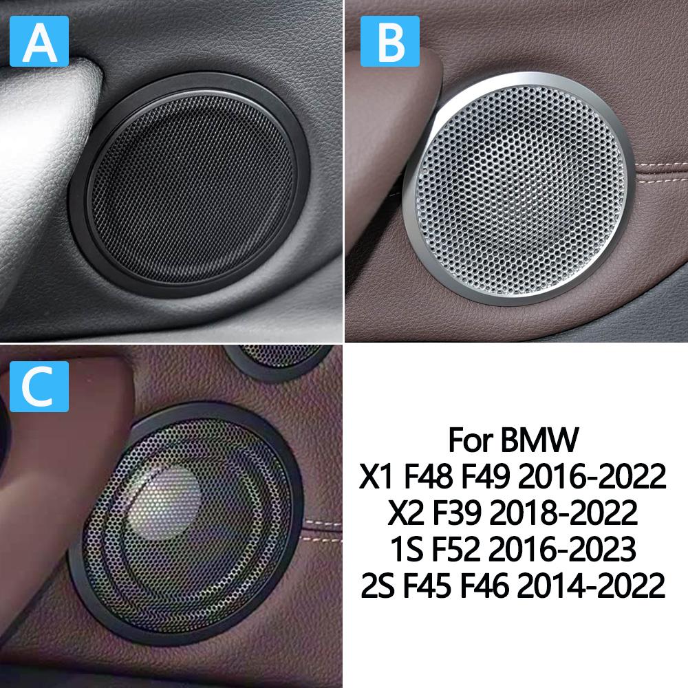 Car Front Rear Left Right Door Midrange Speaker Cover Grille For BMW X1 X2 1 2 Series F48 F49 F39 F52 F45 F46