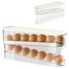 Letics Egg Case, Boiled Egg Case, Egg Holder, Egg Storage Container, Rolling Egg Holder