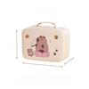 Cute Cartoon Makeup Bag With Large Capacity And Mirror For Daily Travel And Gift