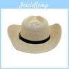Summer Straw Hat For Men With Wide Brim And Breathable Style Sun Protection