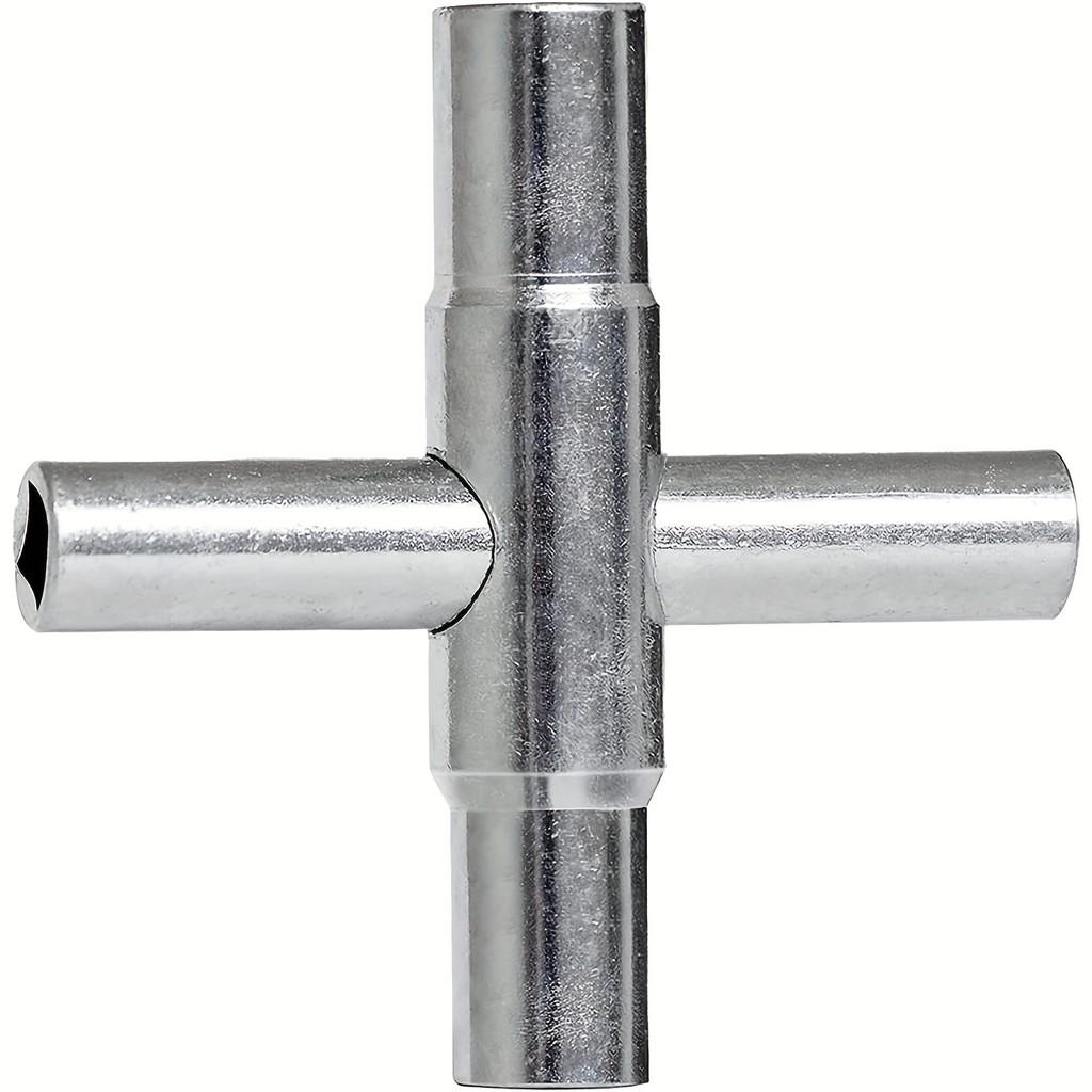 4-Way Heavy-Duty Wrench - 4 Sizes, Plumbing Repairs, Residential & Commercial Fit
