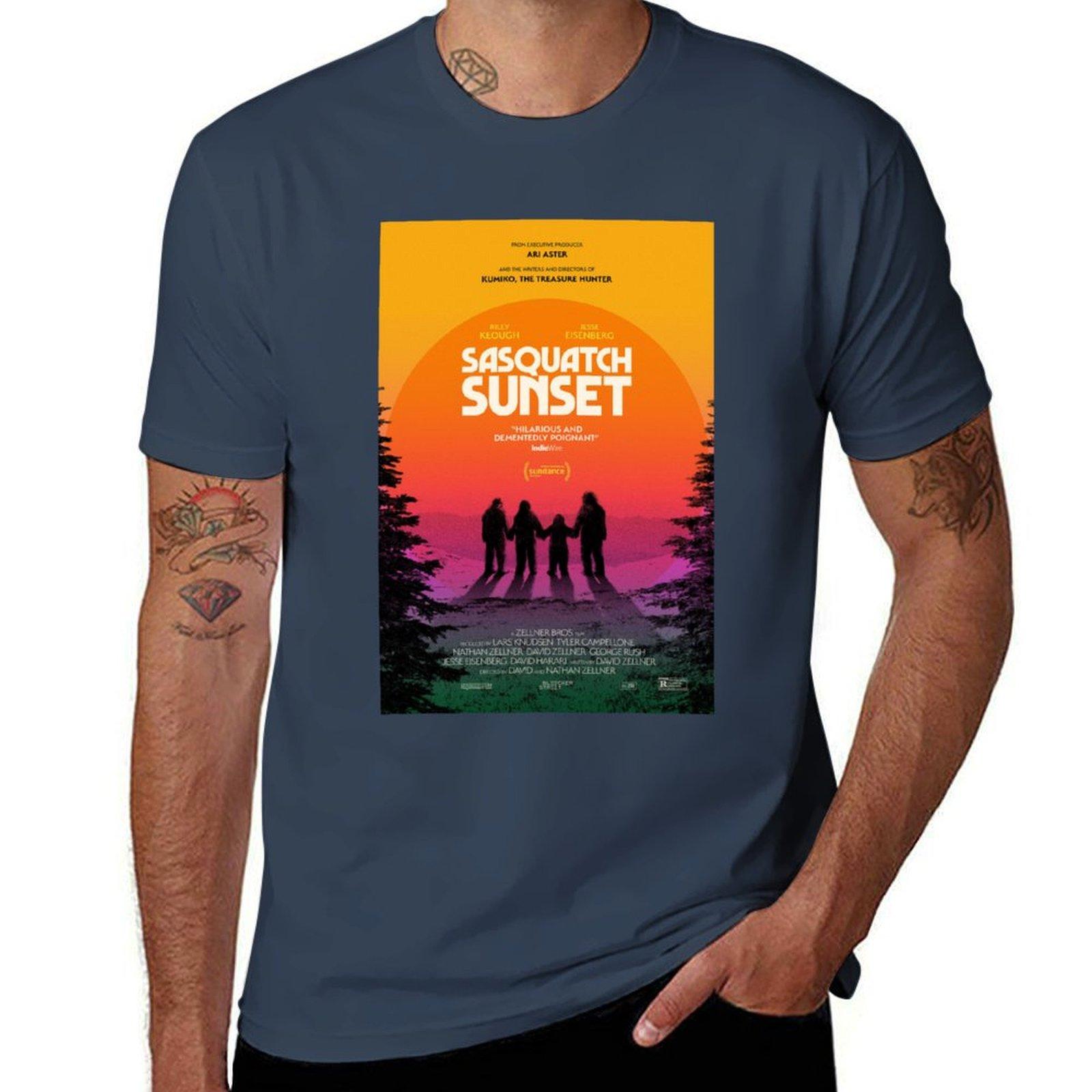 shirt for cotton Sunset man t Sasquatch shirts man anime T-Shirt t 2024 S