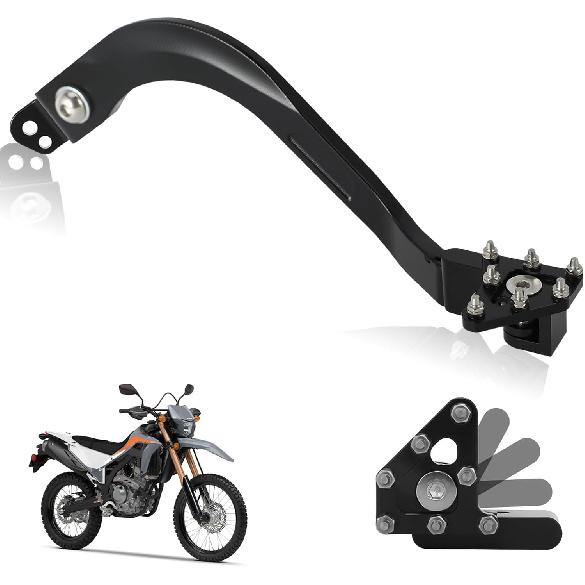 

Motorcycle Rear Brake Pedal Foot Lever Foldable CNC for CRF300L CRF 300L 2024 2021-2024 Dirt Pit Bike Black чёрный