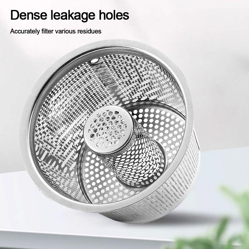 Stainless Steel Drain Stopper Mesh Round Shape Floor Waste Filter Net  Kitchen Bathroom Accessories