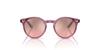 Ray-Ban Sunglasses, Unisex, Frametransparent Violet, Lenspink Silver Mirror Gradient, Lens Width 44mm, 0RJ9064S