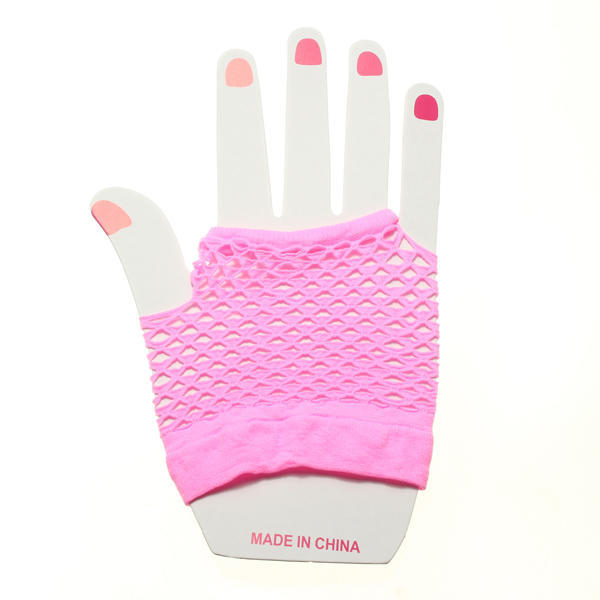 1 Pair Hot Punk Fishnet Gloves Fingerless Wrist Length Women's Costume Party 1 Pair Hot Punk Fishnet Gloves Fingerless Wrist Length Women's Costume Party