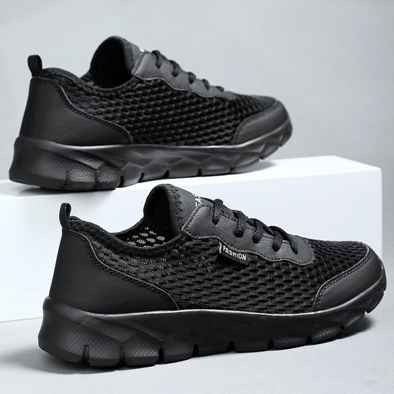 Fashion Men Sneakers Summer Lightweight Breathable Mesh Running Men's Shoes,anti Slip Wear-resistant Platform Sneakers  Tênis Masculino
